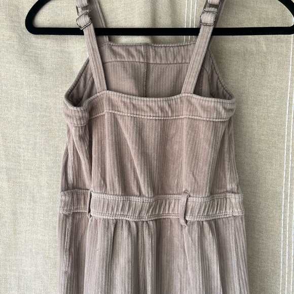 Abercrombie Kids Taupe Wide Leg overalls - Picture 3 of 5